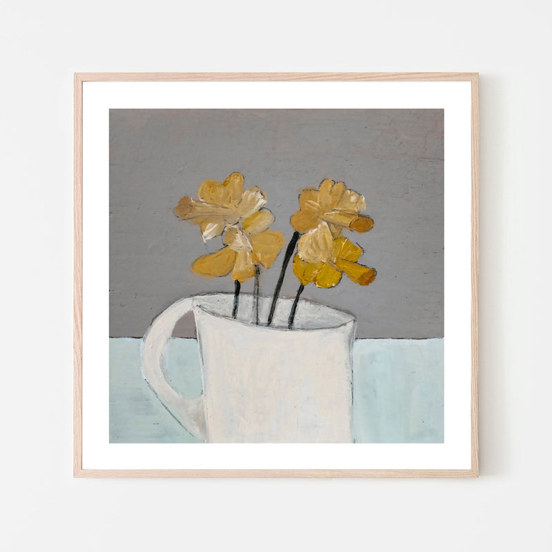 wall-art-print-canvas-poster-framed-Daffodils From The Garden , By Louise O'hara-6