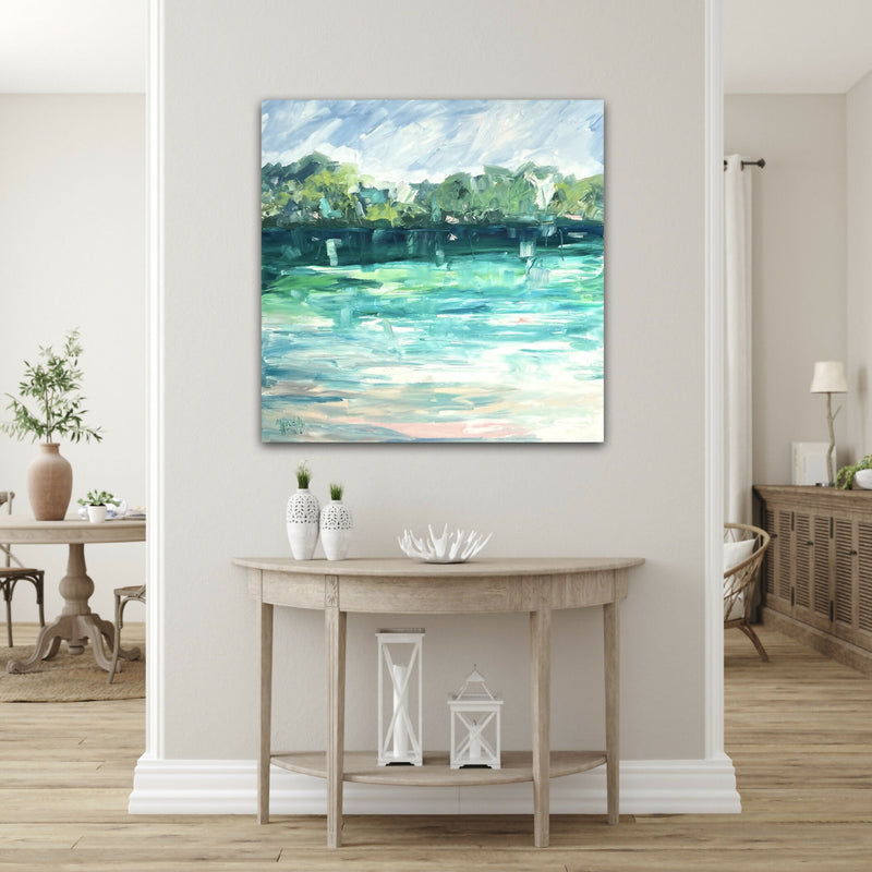wall-art-print-canvas-poster-framed-Daintree River 2, Original Hand-Painted Canvas By Meredith Howse , By Meredith Howse , By Meredith Howse-6