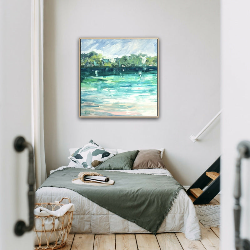 wall-art-print-canvas-poster-framed-Daintree River 2, Original Hand-Painted Canvas By Meredith Howse , By Meredith Howse , By Meredith Howse-7
