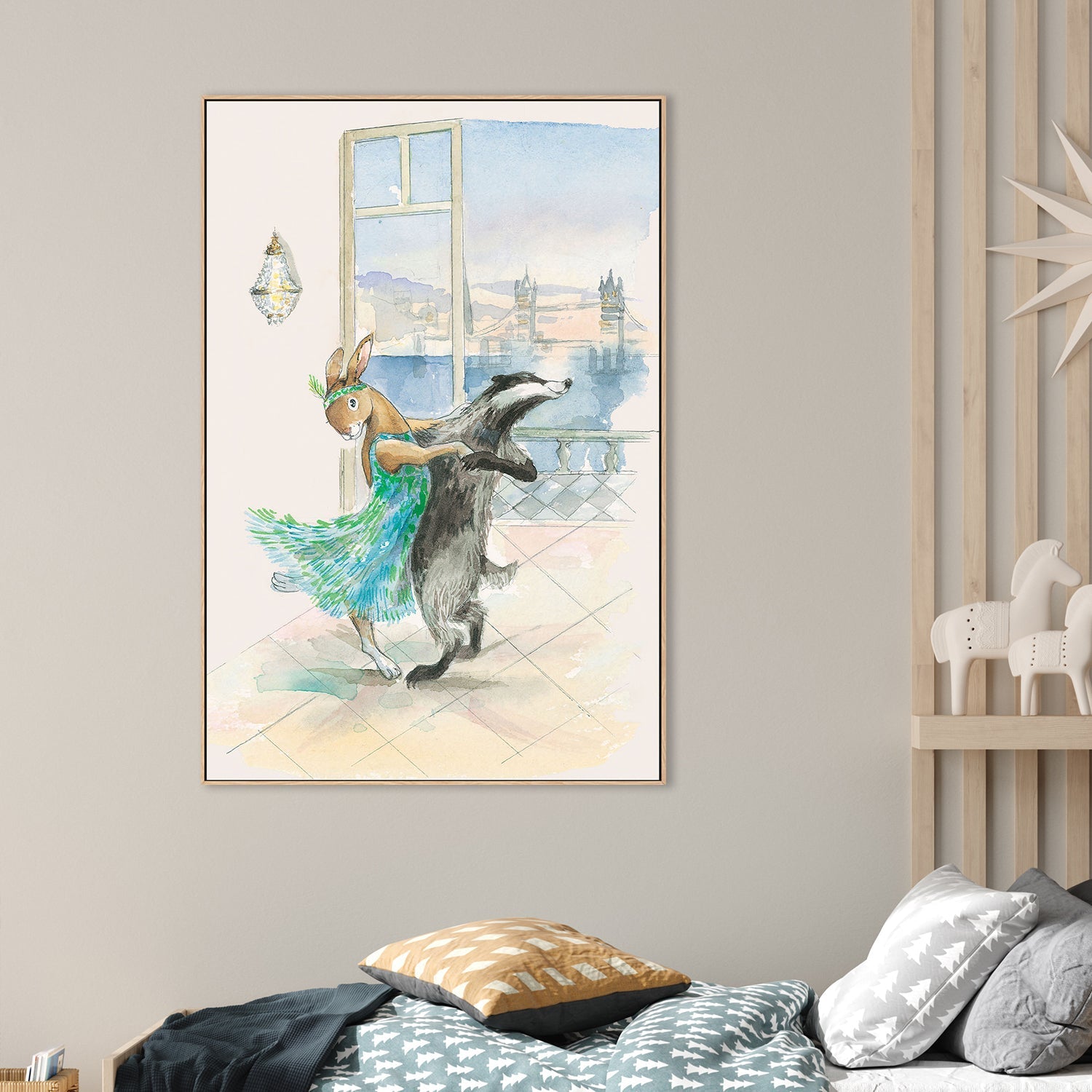 wall-art-print-canvas-poster-framed-Dancers , By Animo Alphabets-2