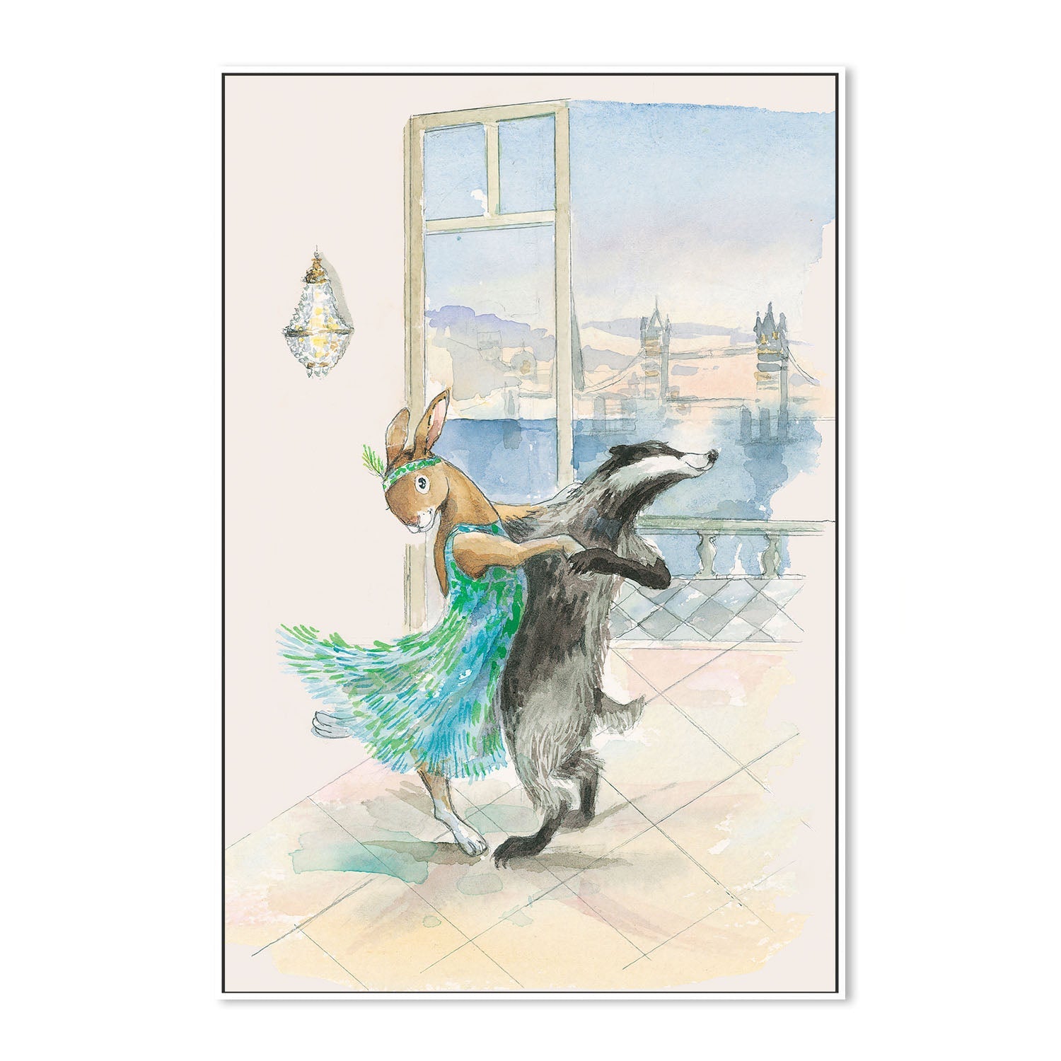 wall-art-print-canvas-poster-framed-Dancers , By Animo Alphabets-5