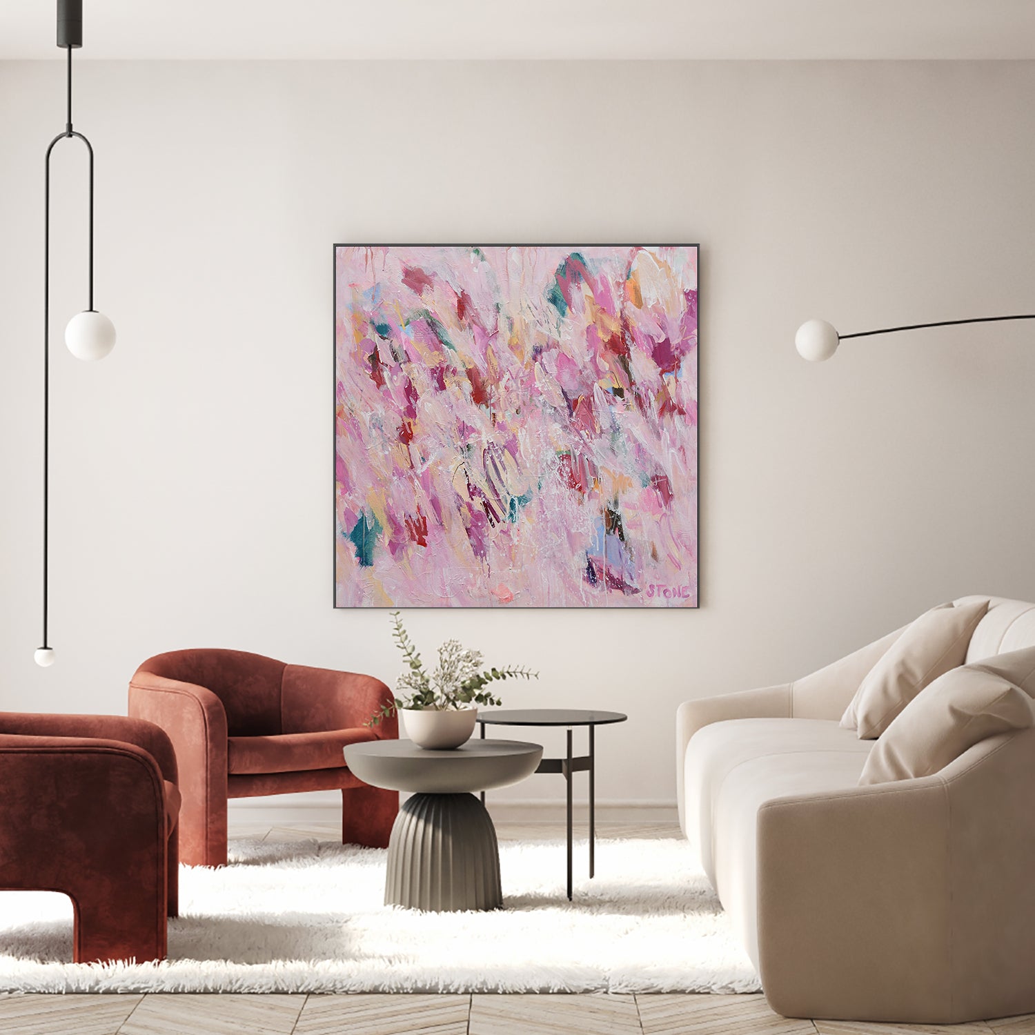 wall-art-print-canvas-poster-framed-Dancing in Rosé-7