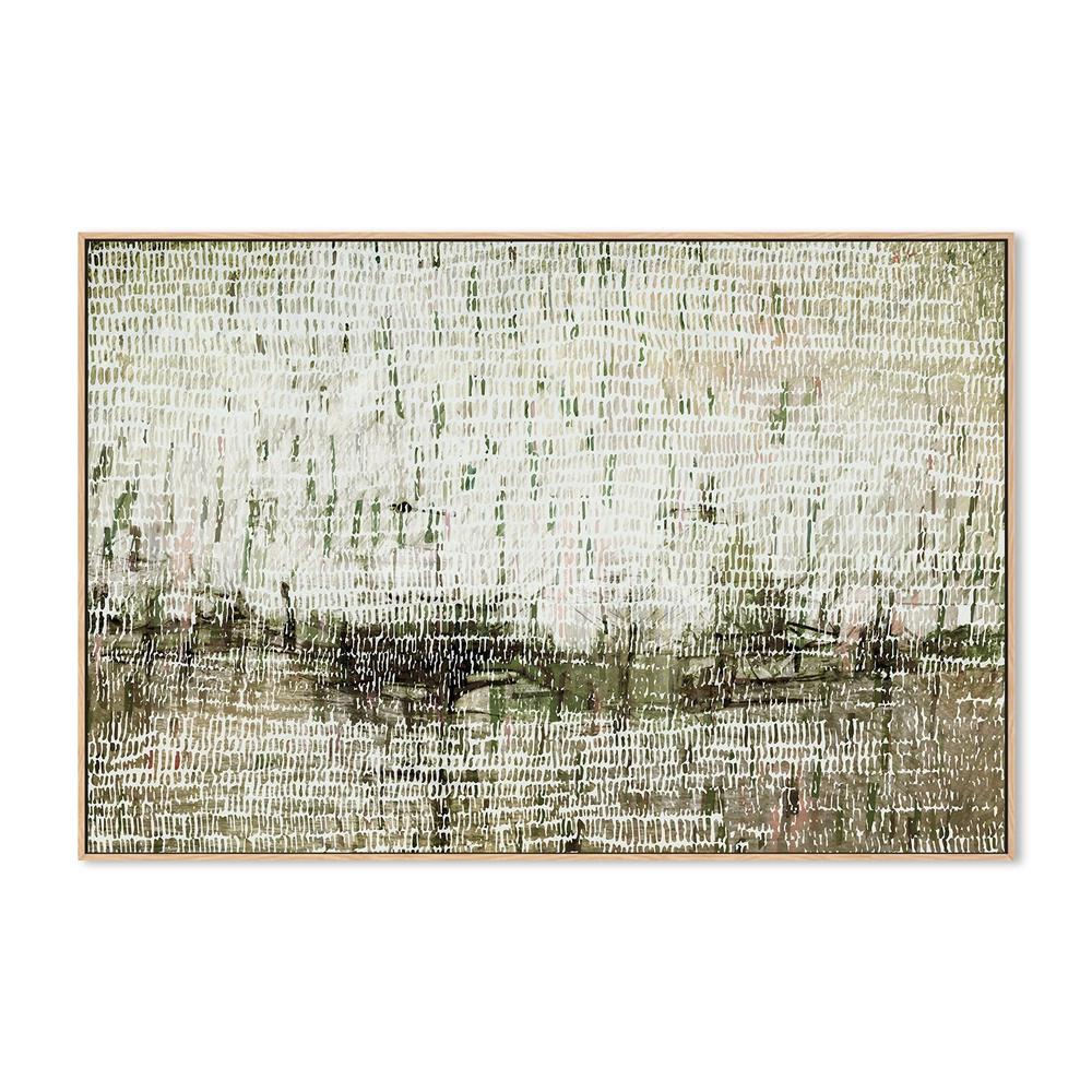wall-art-print-canvas-poster-framed-Dancing Rain Green , By Dear Musketeer Studio-4