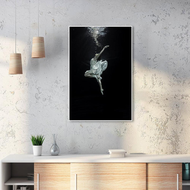 wall-art-print-canvas-poster-framed-Dancing Underwater, Style B-by-Gioia Wall Art-Gioia Wall Art