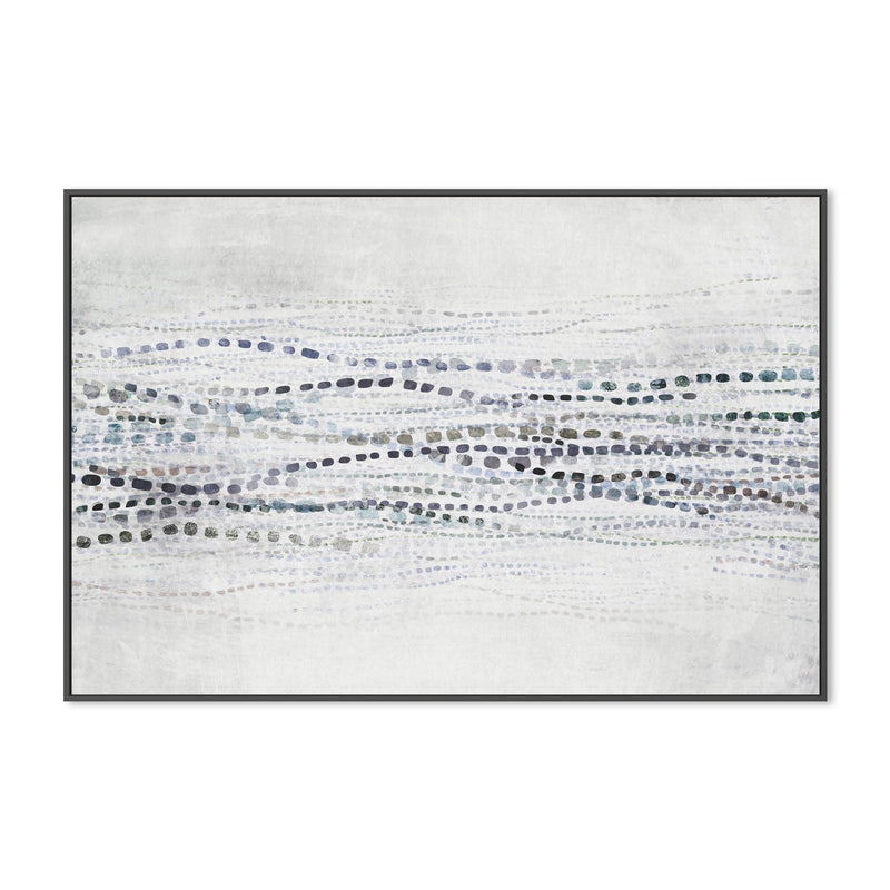 wall-art-print-canvas-poster-framed-Dancing Waves Blue , By Dear Musketeer Studio-GIOIA-WALL-ART