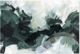 wall-art-print-canvas-poster-framed-Dark Green Abstract Landscape-by-Emily Wood-Gioia Wall Art