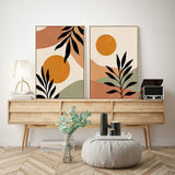 wall-art-print-canvas-poster-framed-Dawns Sun, Set Of 2, Style B-by-Gioia Wall Art-Gioia Wall Art