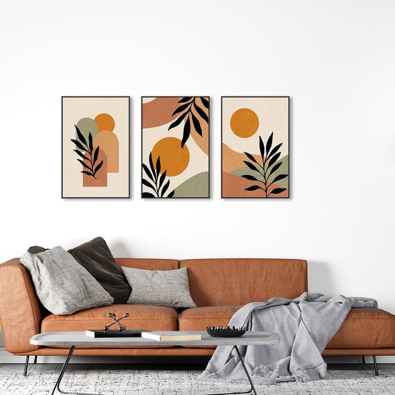 wall-art-print-canvas-poster-framed-Dawns Sun, Set Of 3-by-Gioia Wall Art-Gioia Wall Art