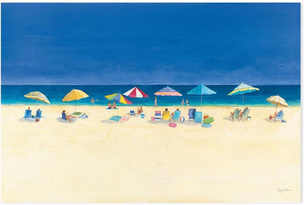 Day At The Beach , By Avery Tillmon,Wall Art Canvas Print,