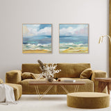 wall-art-print-canvas-poster-framed-Del Mar Sky, Set of 2-by-Silvia Vassileva-Gioia Wall Art