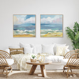 wall-art-print-canvas-poster-framed-Del Mar Sky, Set of 2-by-Silvia Vassileva-Gioia Wall Art