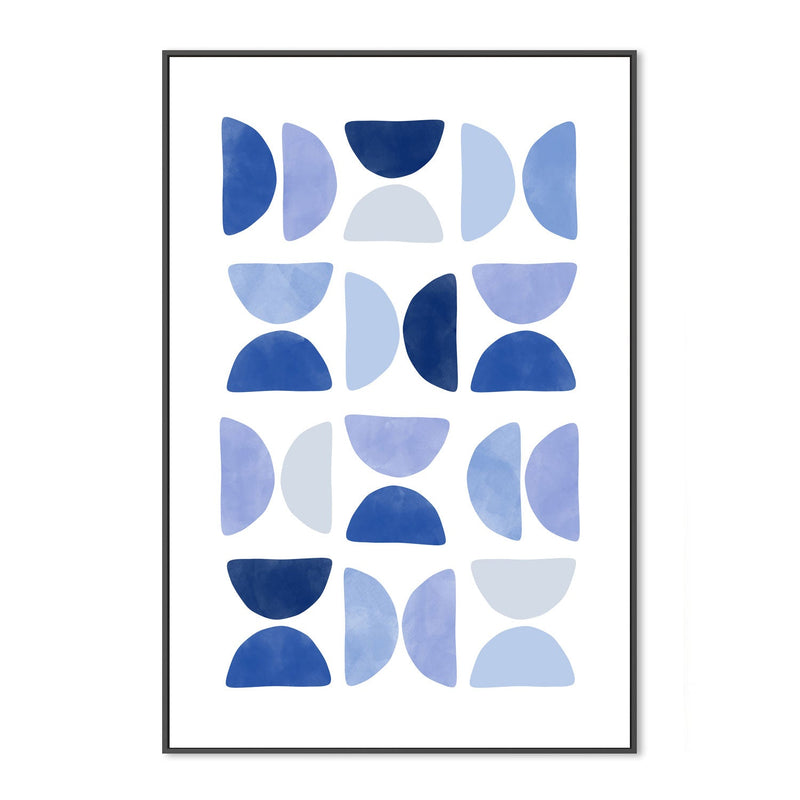 wall-art-print-canvas-poster-framed-Delicate Balance In Shades Of Blue , By Elena Ristova-GIOIA-WALL-ART