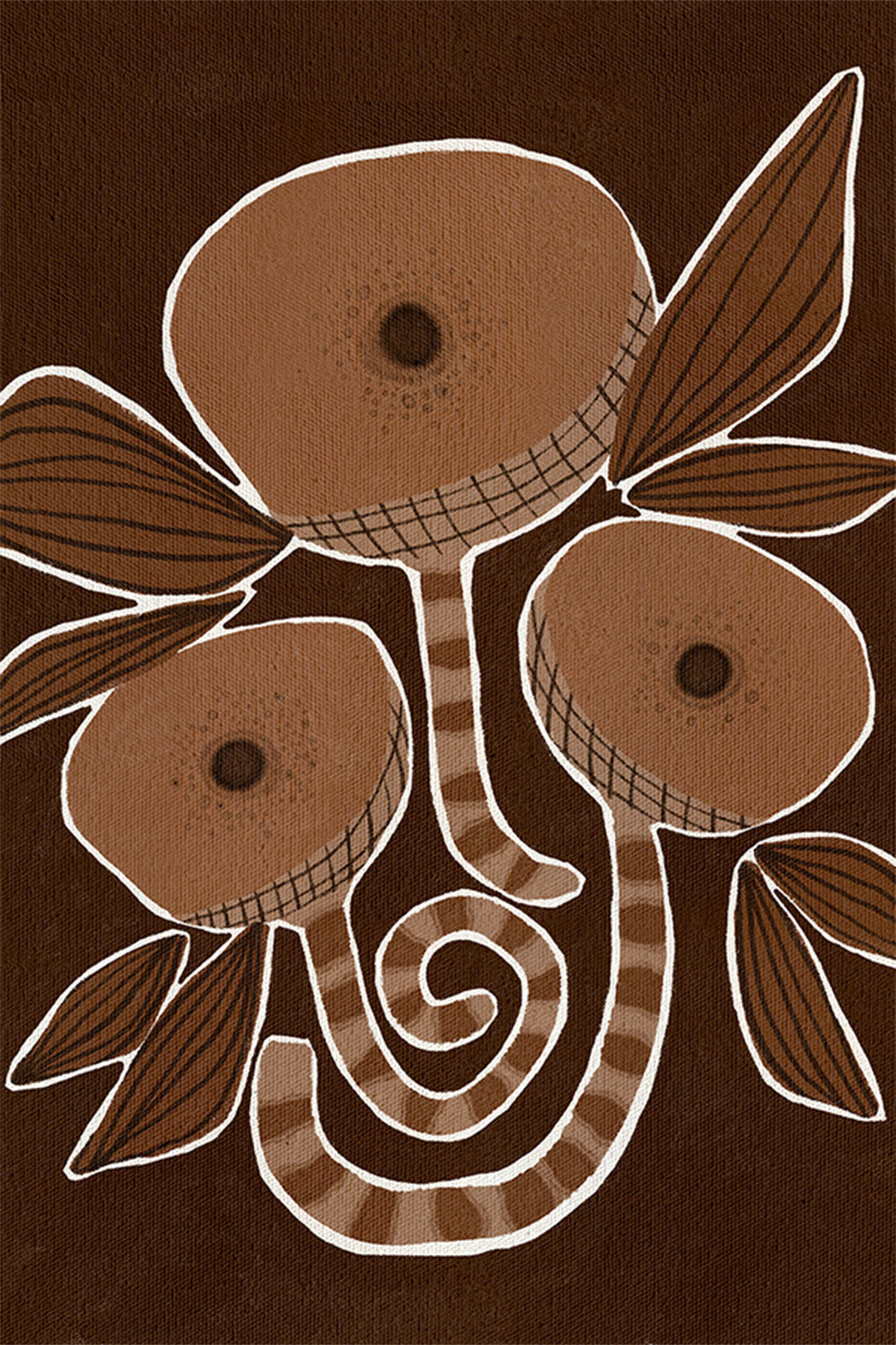 wall-art-print-canvas-poster-framed-Delicate Bloom 11-1