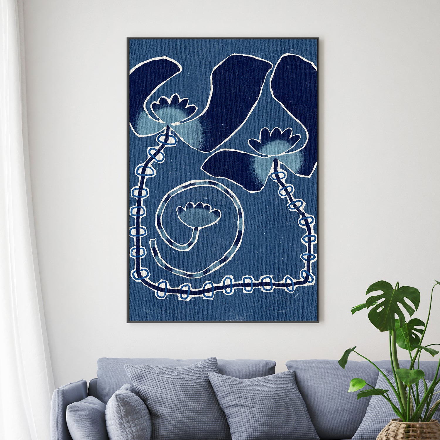 wall-art-print-canvas-poster-framed-Delicate Bloom 13-7