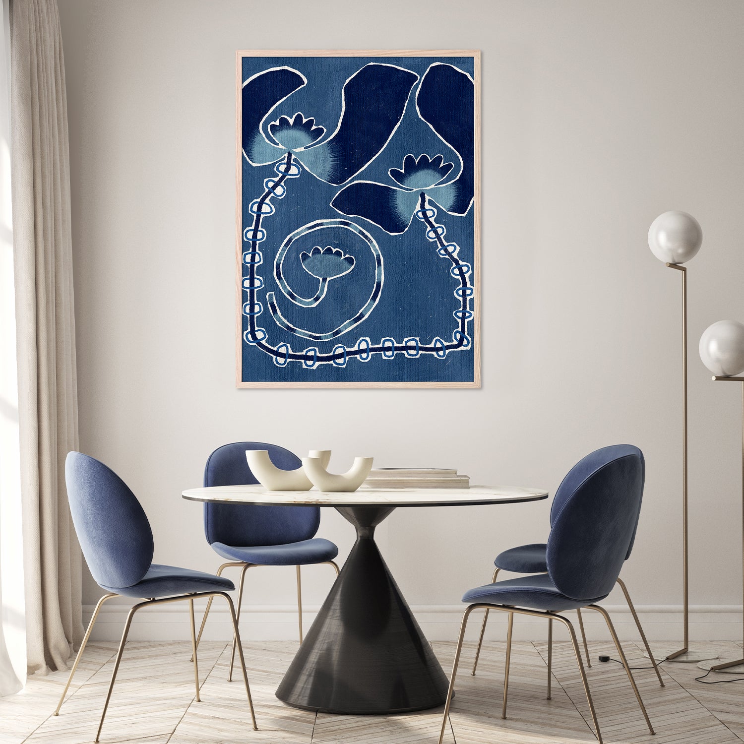 wall-art-print-canvas-poster-framed-Delicate Bloom 13-9