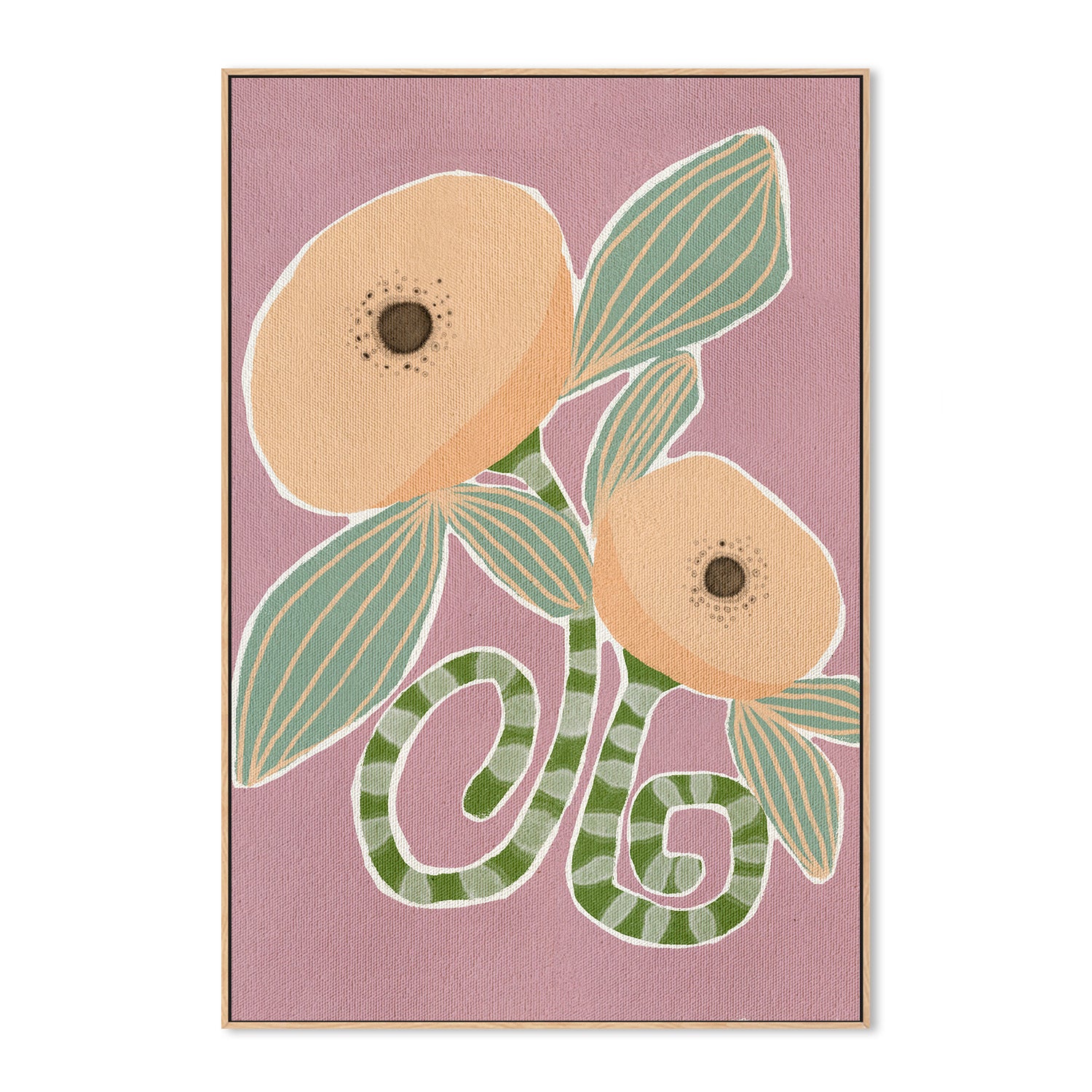 wall-art-print-canvas-poster-framed-Delicate Bloom 14-4