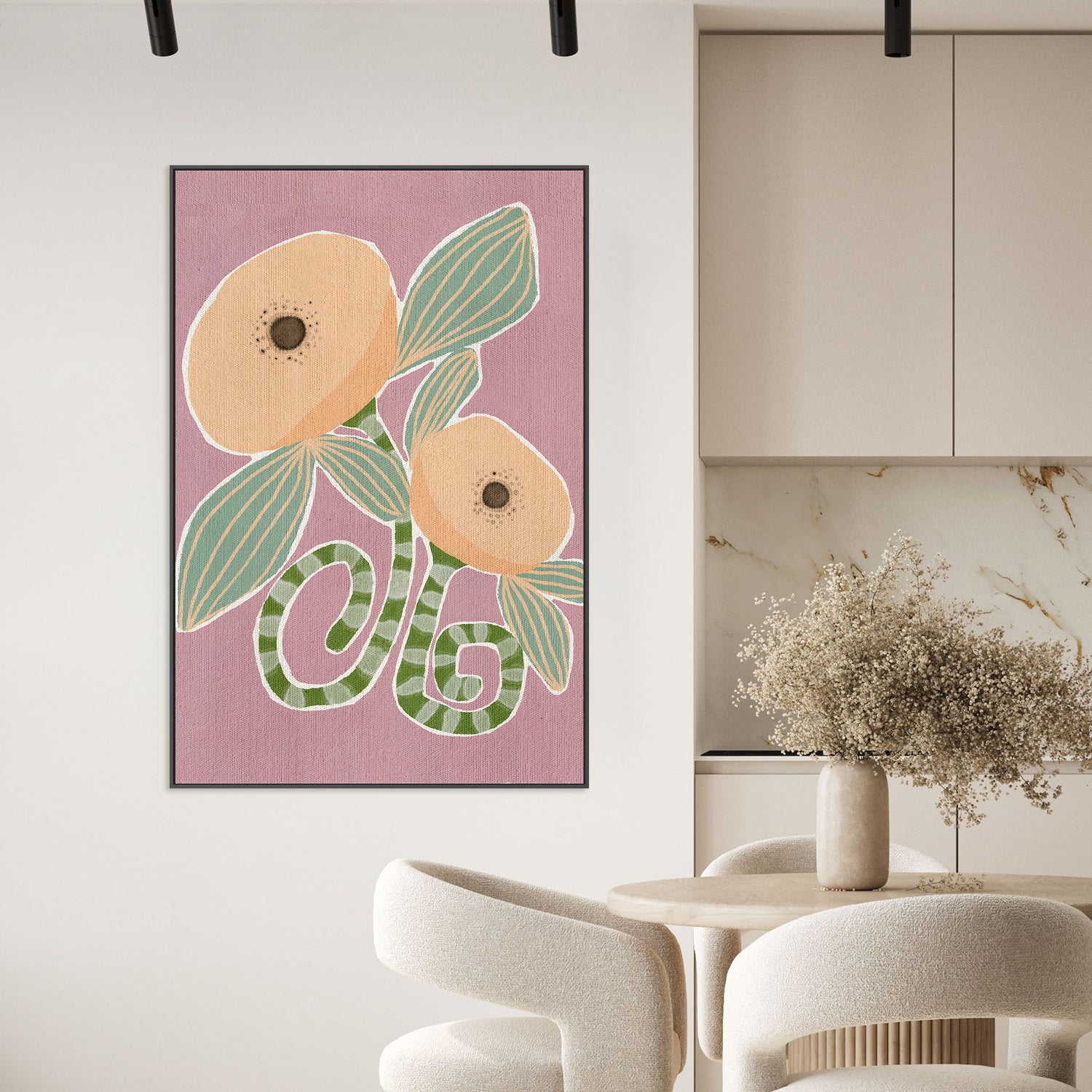 wall-art-print-canvas-poster-framed-Delicate Bloom 14-7