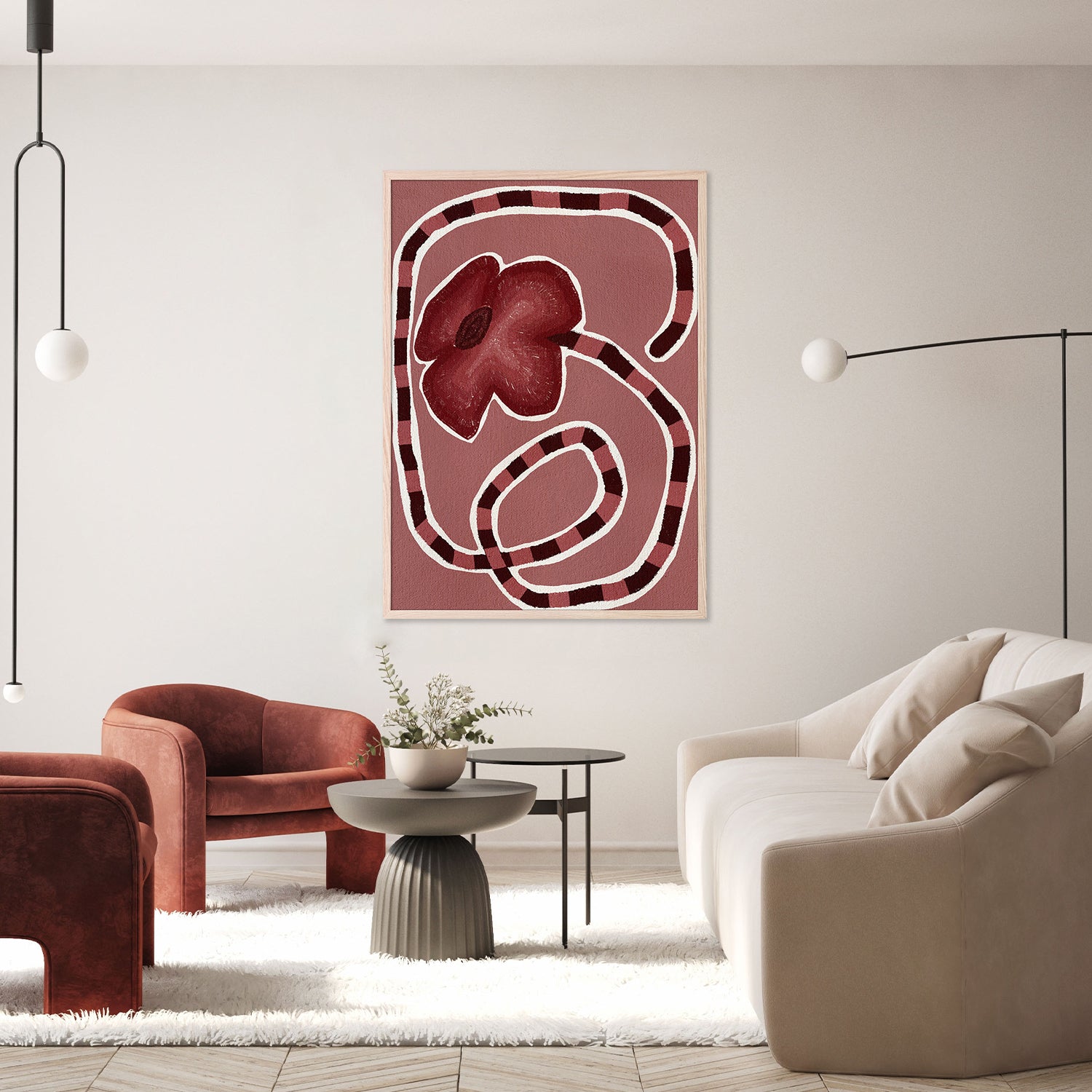 wall-art-print-canvas-poster-framed-Delicate Bloom 15-9