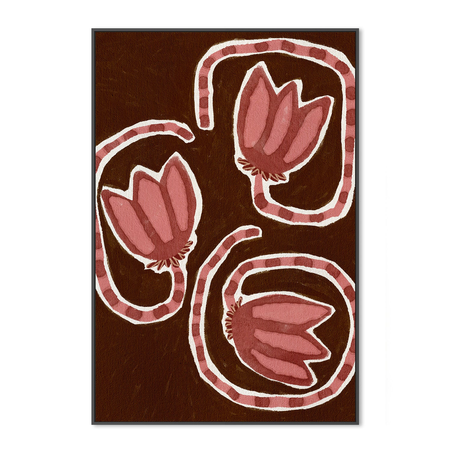 wall-art-print-canvas-poster-framed-Delicate Bloom 19-3