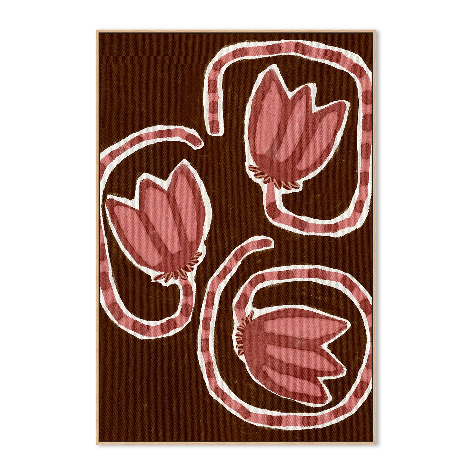 wall-art-print-canvas-poster-framed-Delicate Bloom 19-4