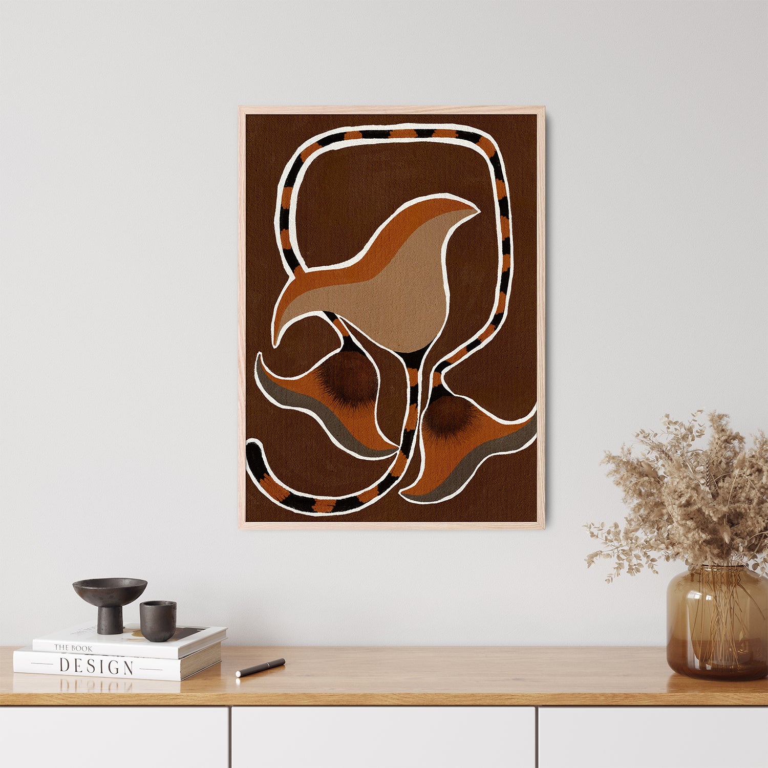 wall-art-print-canvas-poster-framed-Delicate Bloom 4-9