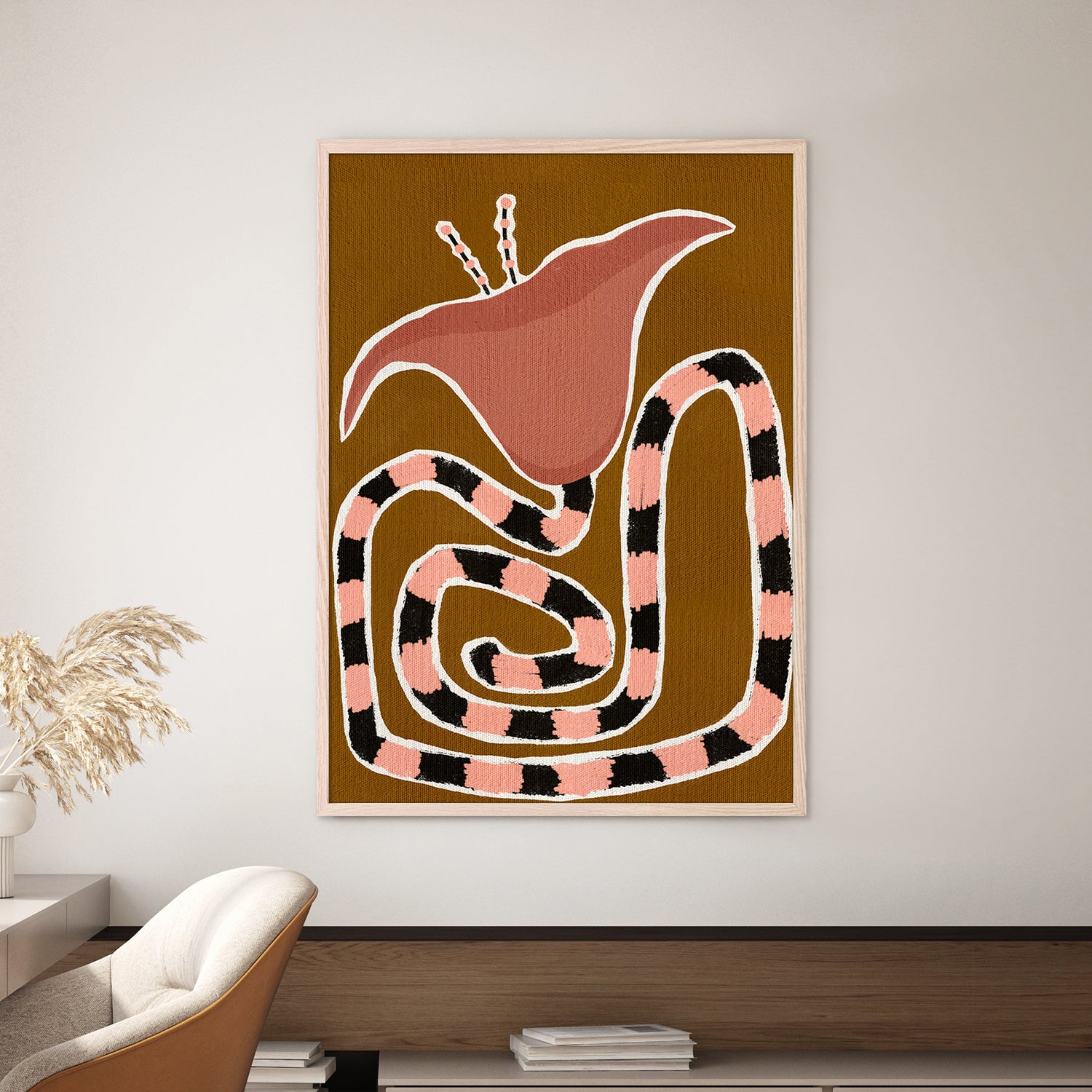 wall-art-print-canvas-poster-framed-Delicate Bloom 7-2