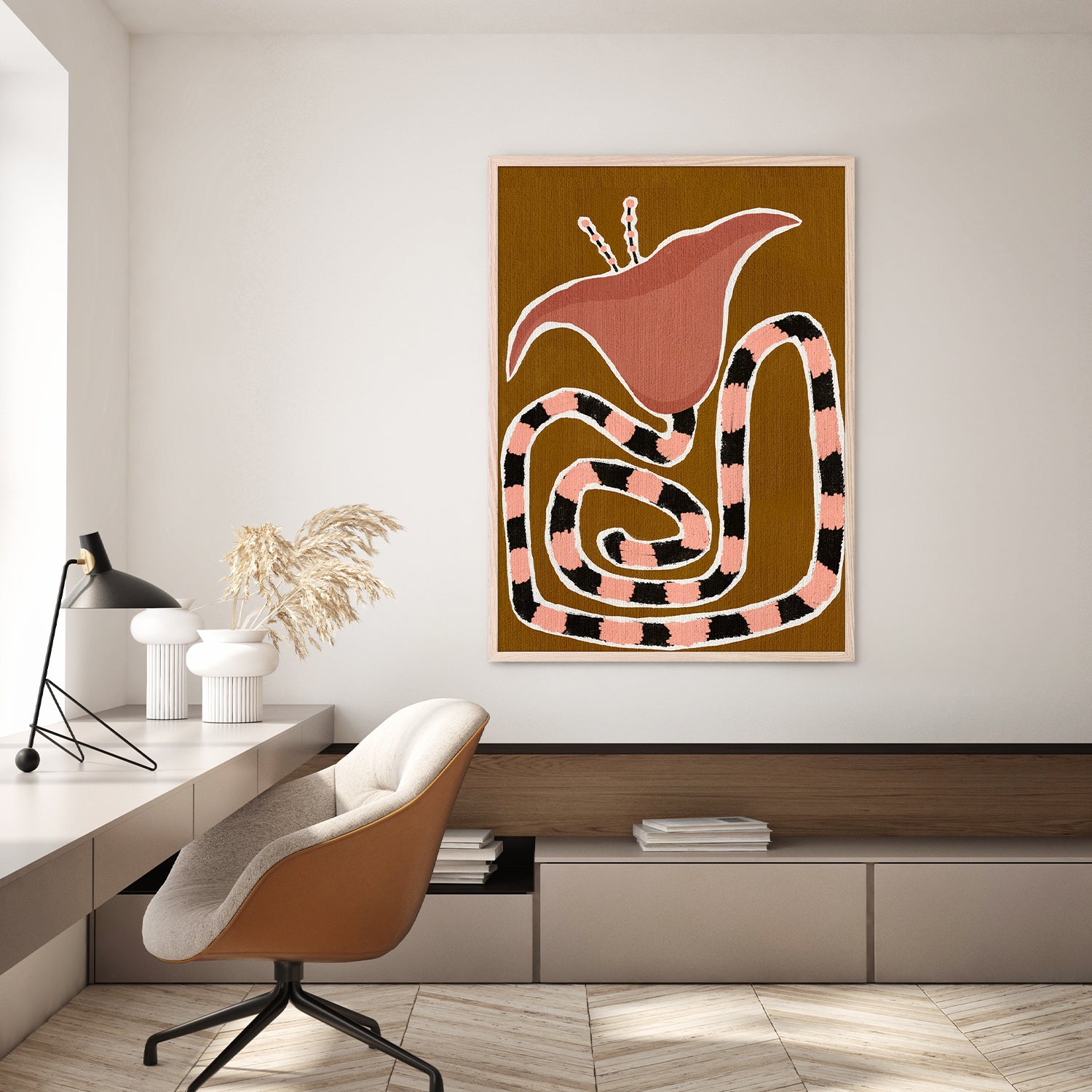 wall-art-print-canvas-poster-framed-Delicate Bloom 7-9