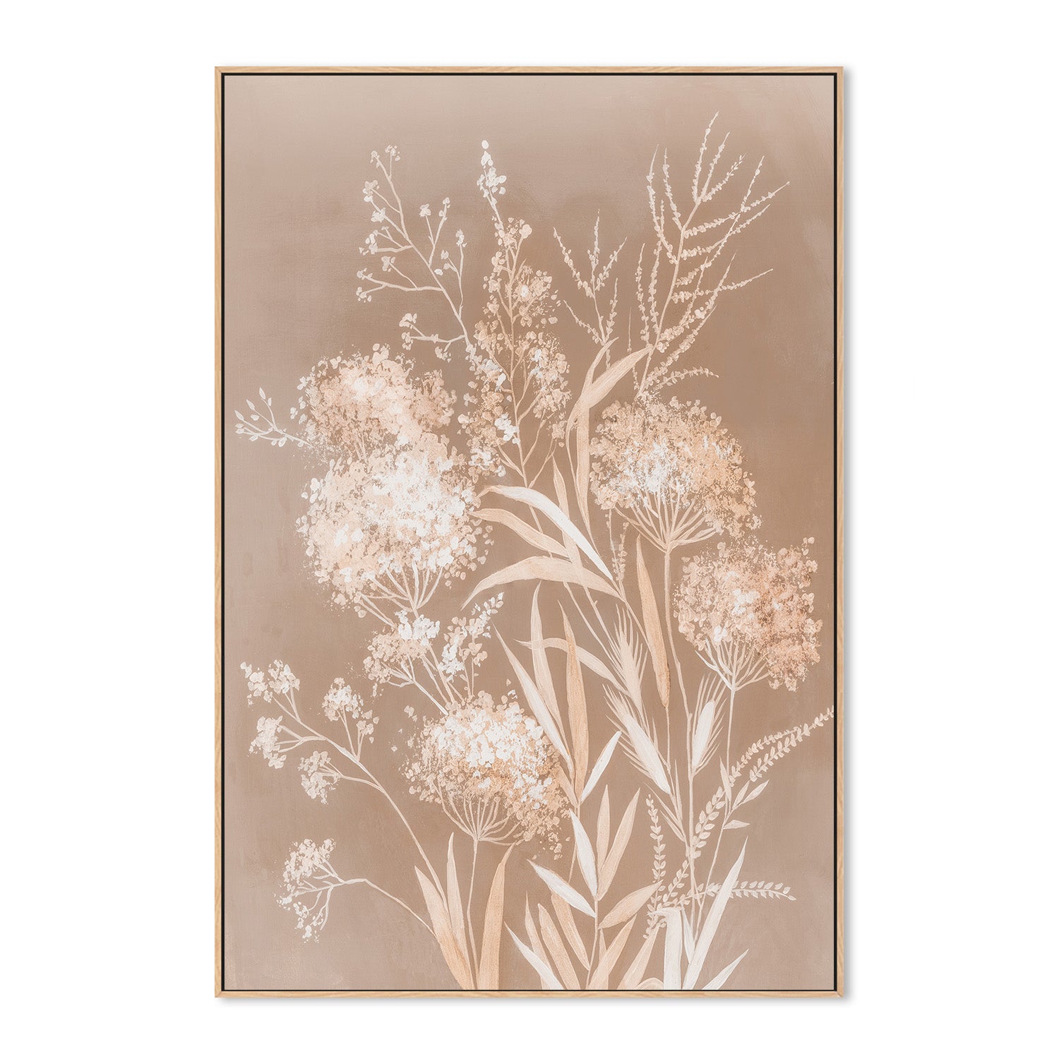 wall-art-print-canvas-poster-framed-Delicate Bunch, Mocha Mousse, Style A , By Asia Jensen-4