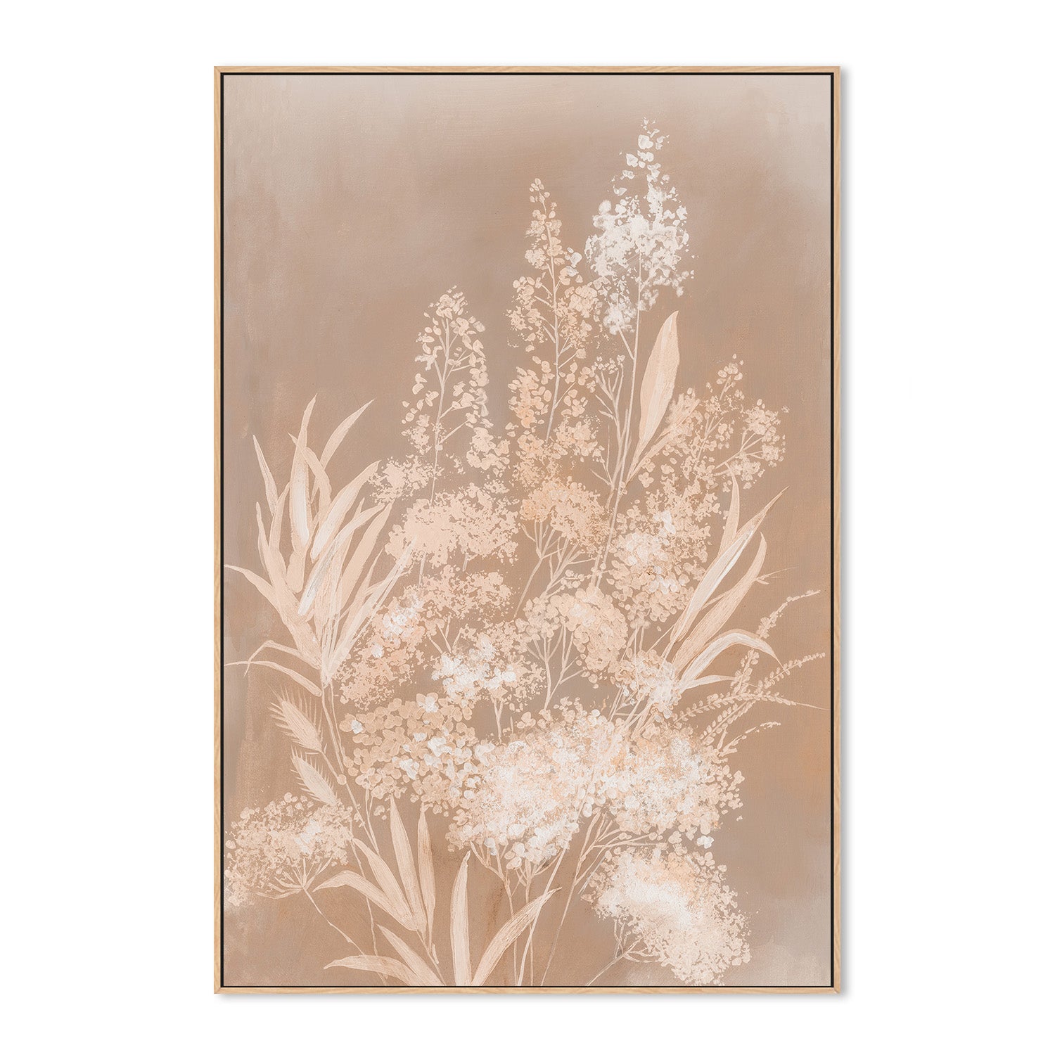 wall-art-print-canvas-poster-framed-Delicate Bunch, Mocha Mousse, Style B , By Asia Jensen-4