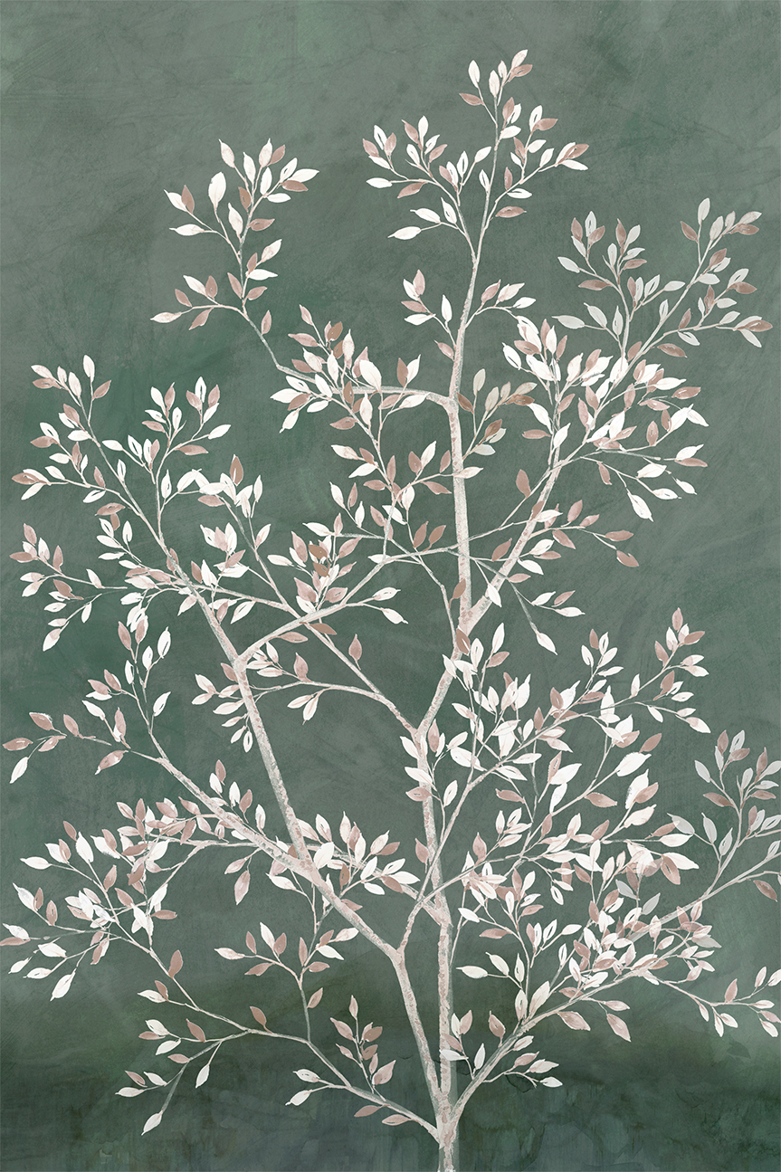 wall-art-print-canvas-poster-framed-Delicate Tree, Style A , By Aria K-1