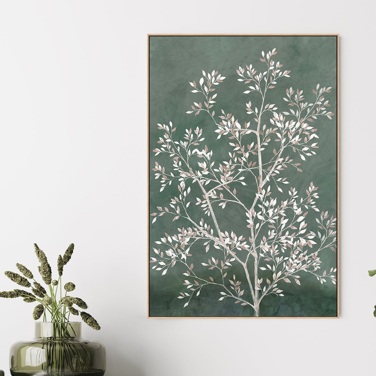 wall-art-print-canvas-poster-framed-Delicate Tree, Style A , By Aria K-2