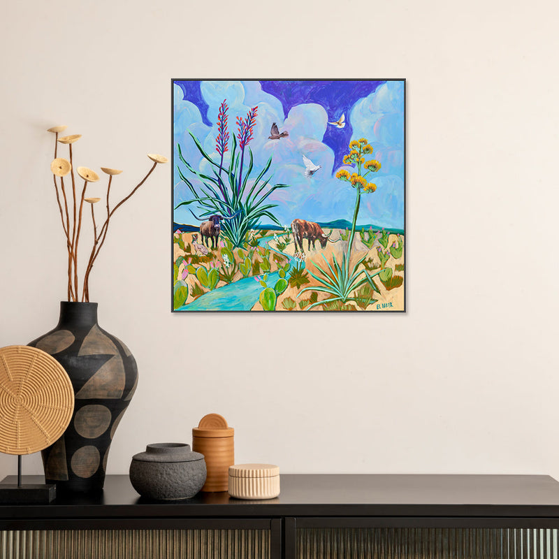 wall-art-print-canvas-poster-framed-Desert Wild Life , By Eleanor Baker-2