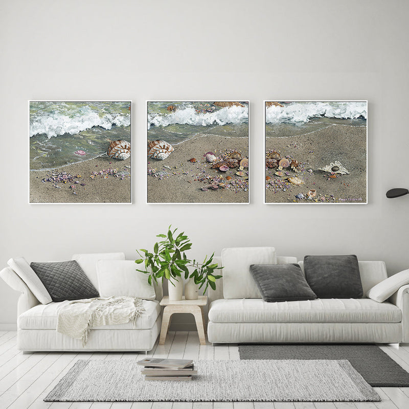 wall-art-print-canvas-poster-framed-Detritus, Style A, B & C, Set Of 3 , By Maggie Vandewalle-GIOIA-WALL-ART