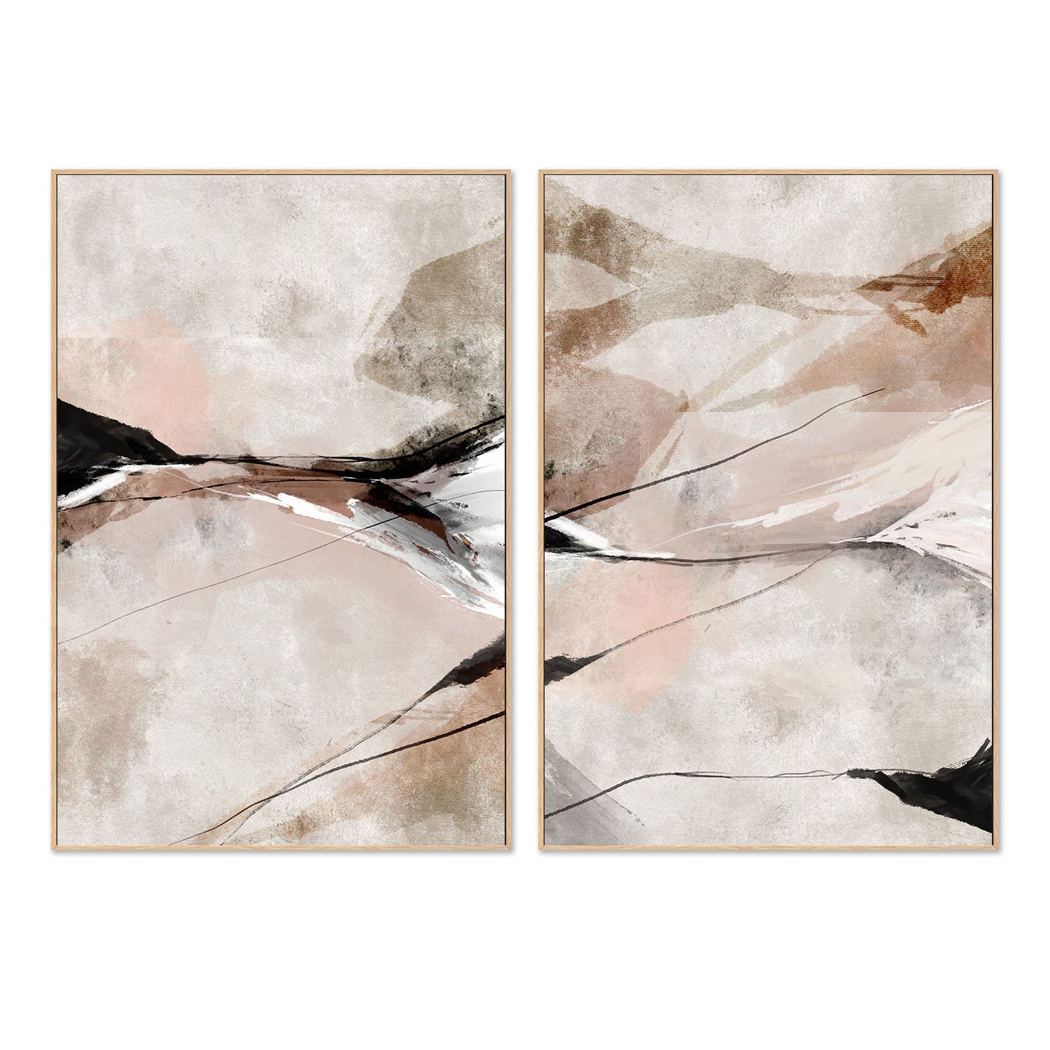 wall-art-print-canvas-poster-framed-Dight, Style B & C, Set Of 2 , By Karine Tonial Grimm-4
