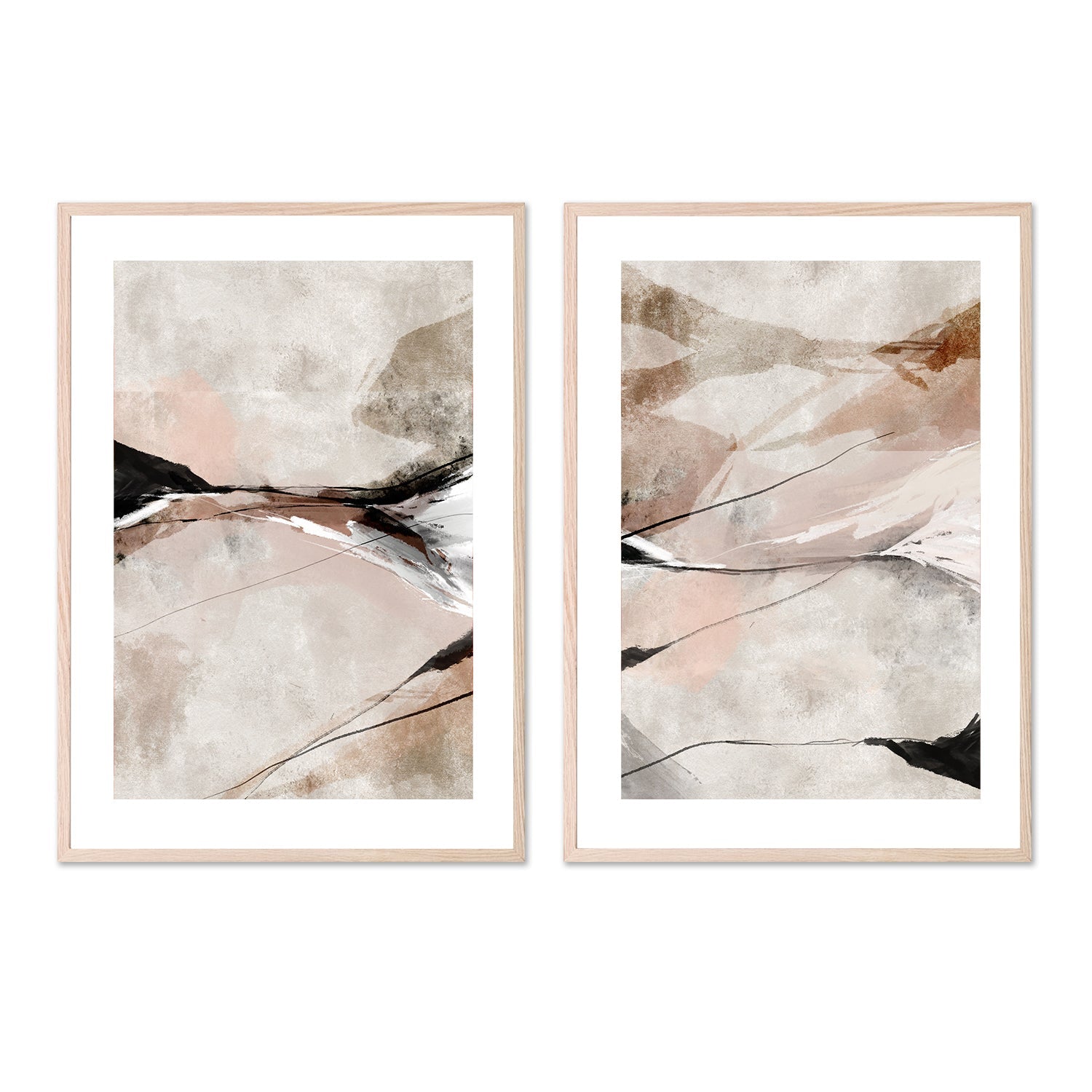 wall-art-print-canvas-poster-framed-Dight, Style B & C, Set Of 2 , By Karine Tonial Grimm-6
