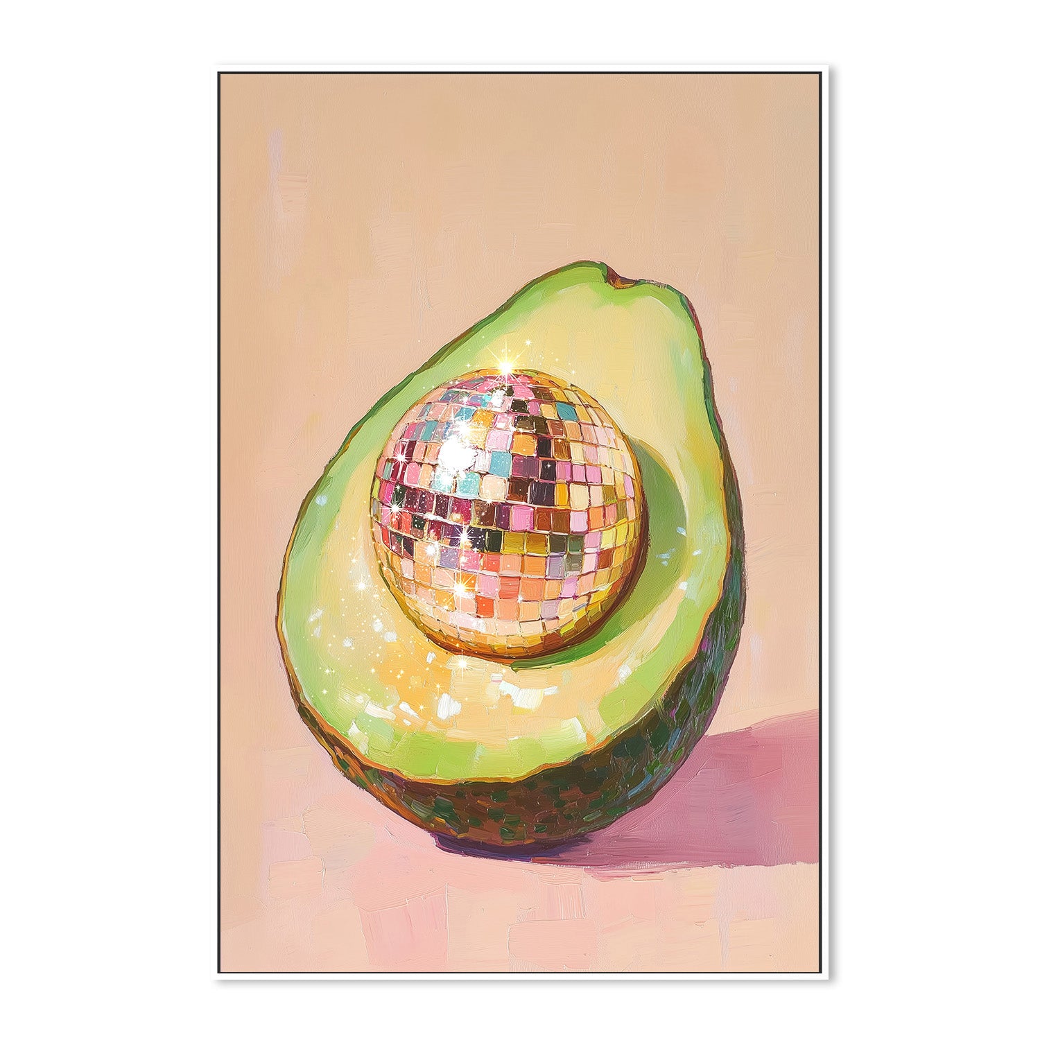 wall-art-print-canvas-poster-framed-Disco Avocado Delight , By Melloi Art Prints-5
