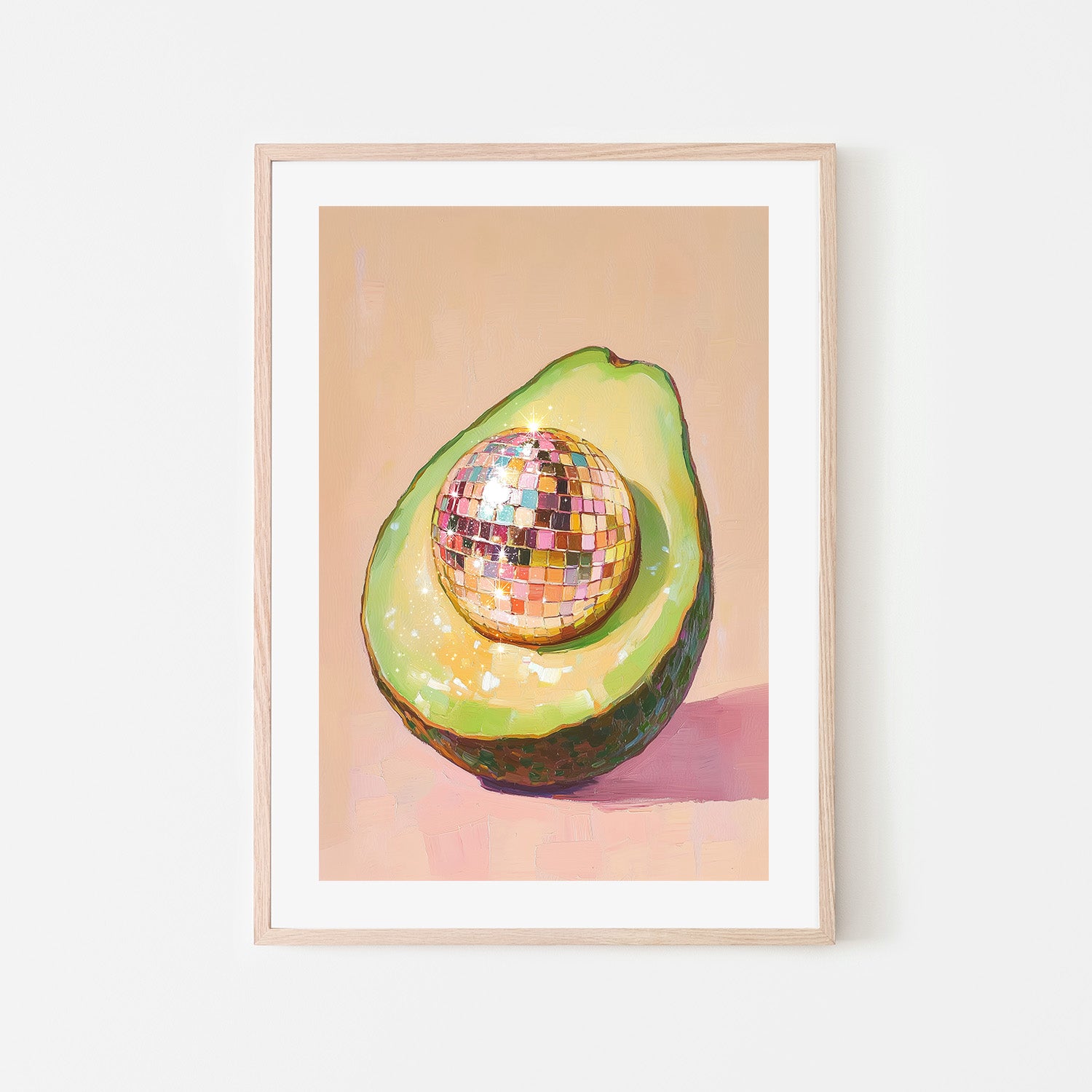 wall-art-print-canvas-poster-framed-Disco Avocado Delight , By Melloi Art Prints-6