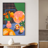 wall-art-print-canvas-poster-framed-Disco Tea , By Gigi Rosado-GIOIA-WALL-ART