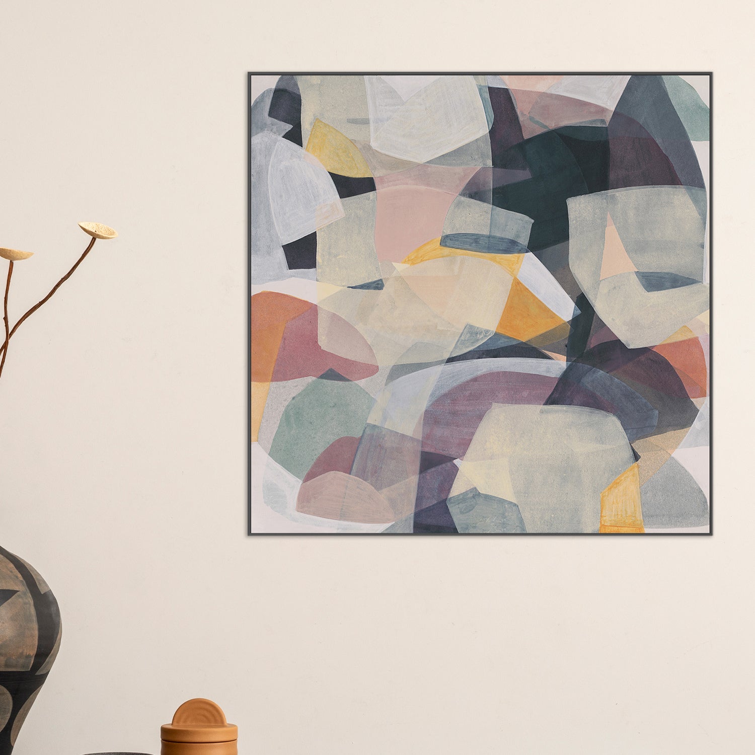 wall-art-print-canvas-poster-framed-Distorted Harmony, Style A-2