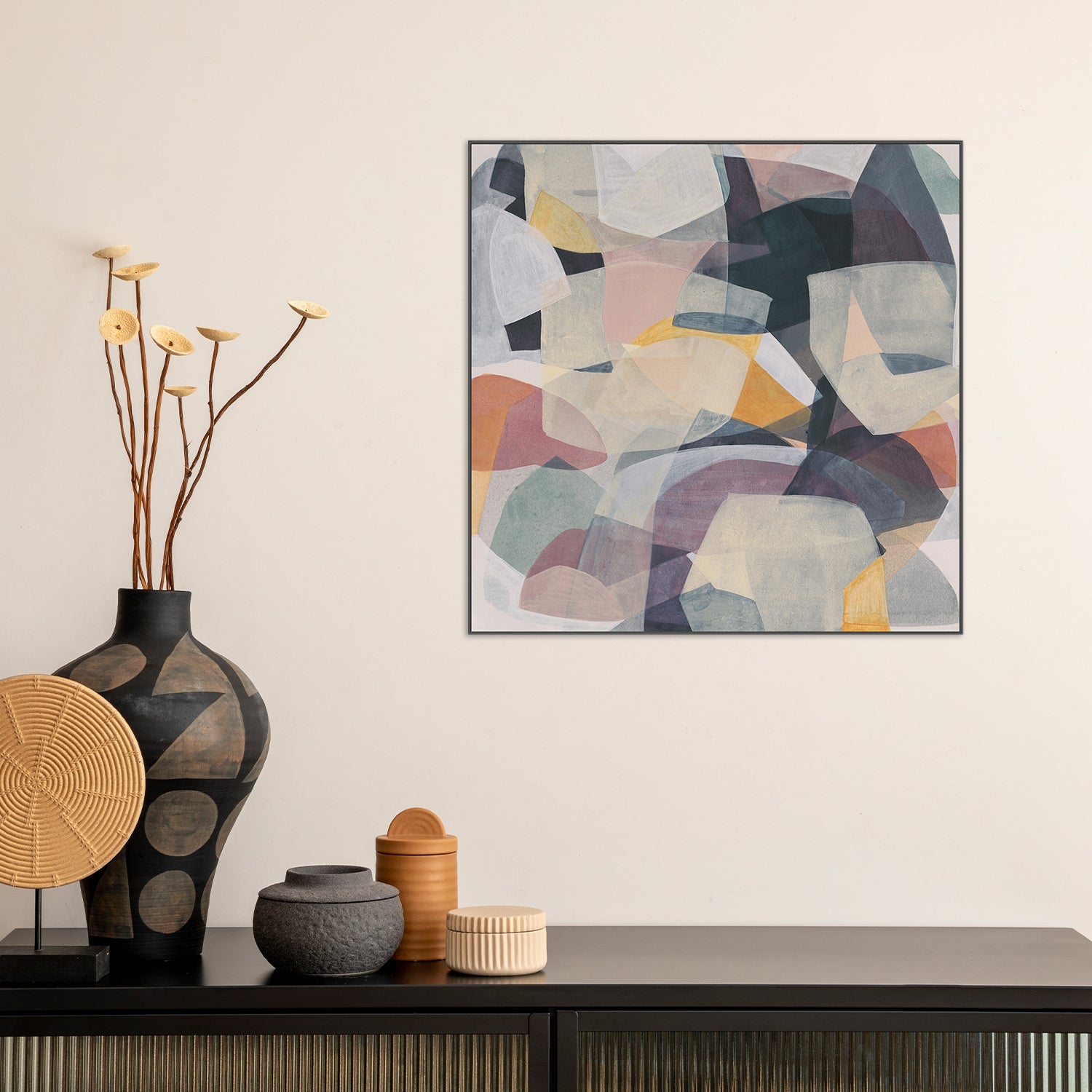 wall-art-print-canvas-poster-framed-Distorted Harmony, Style A-9