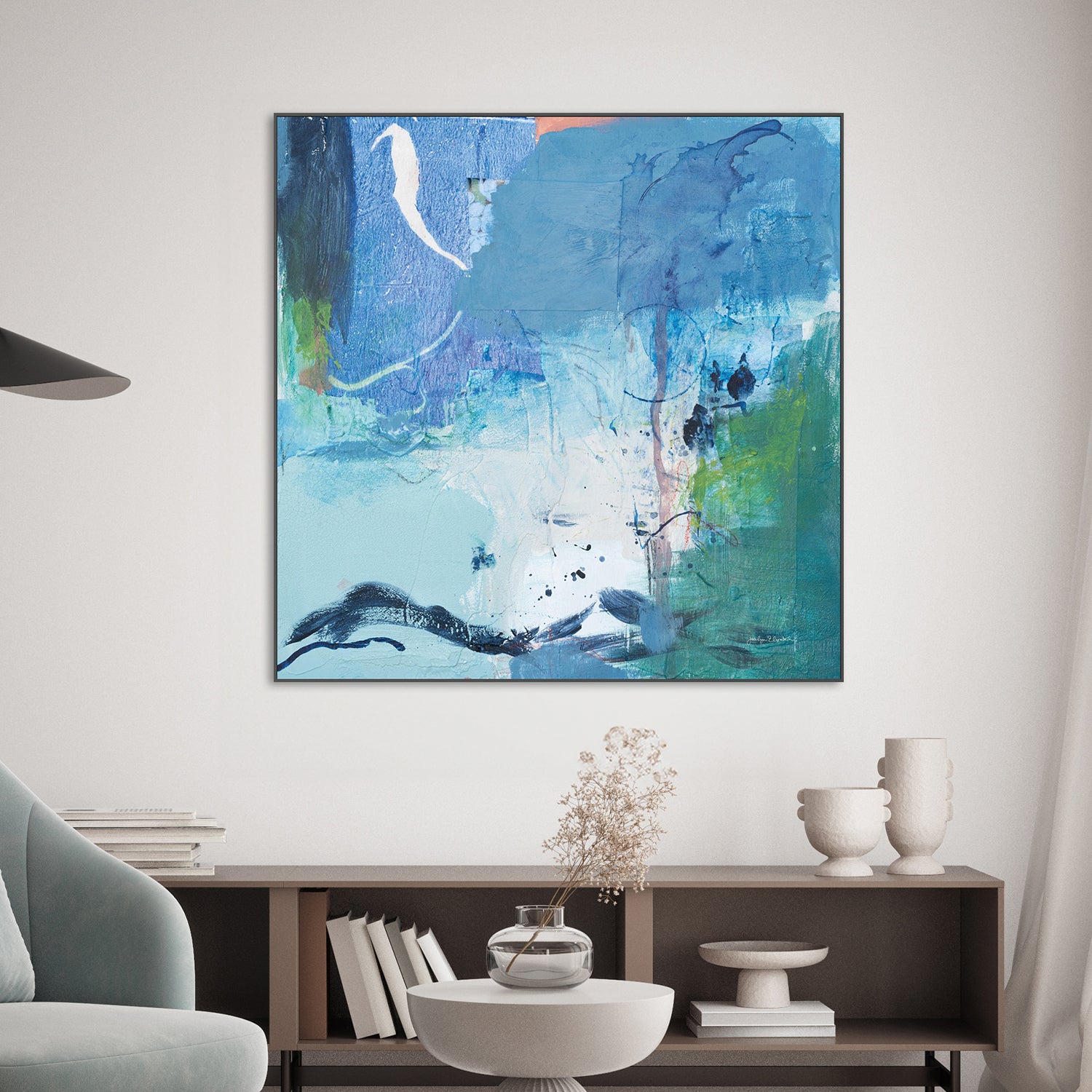 wall-art-print-canvas-poster-framed-Dive Into the Ocean, Style B-2