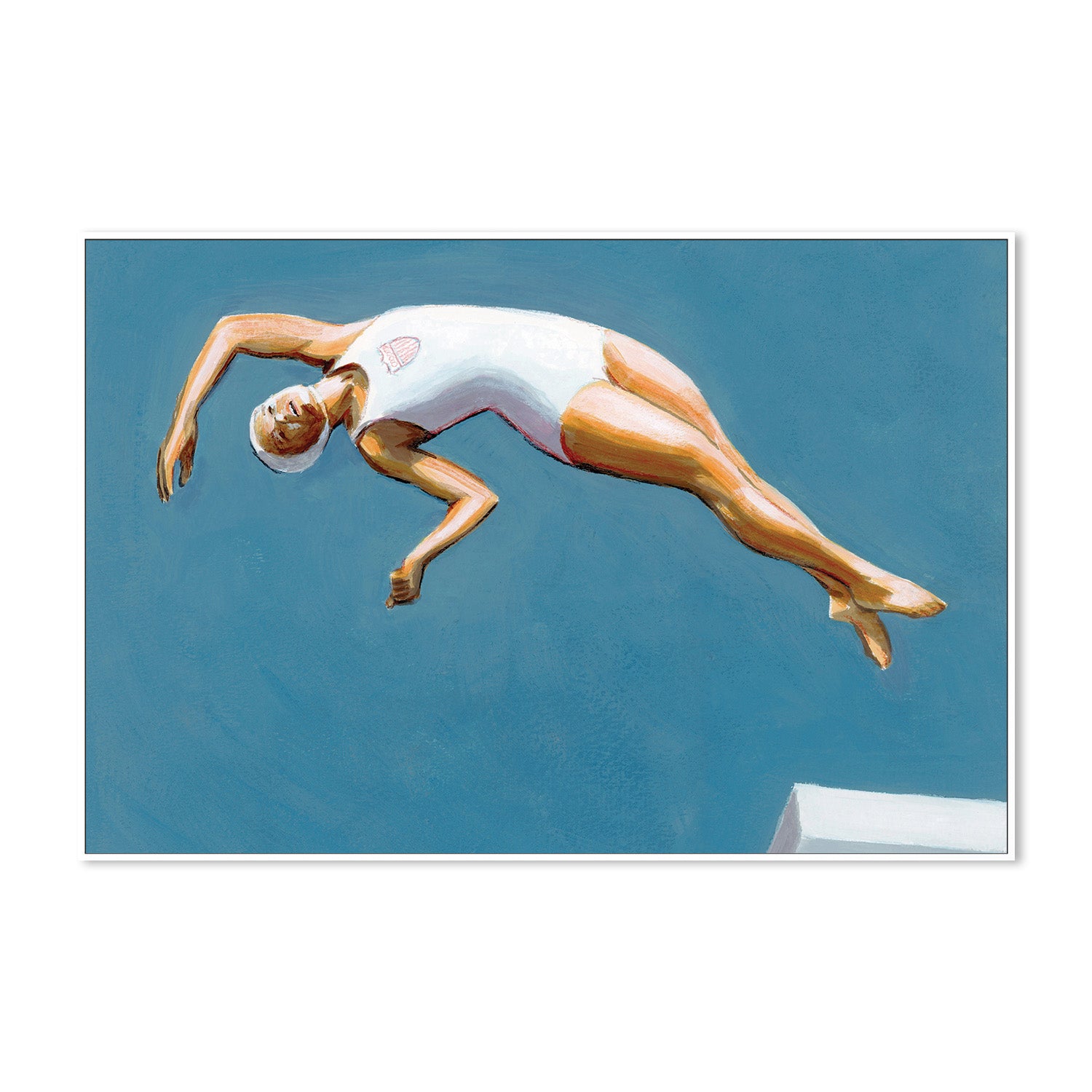 wall-art-print-canvas-poster-framed-Diver in Aqua Sky-5
