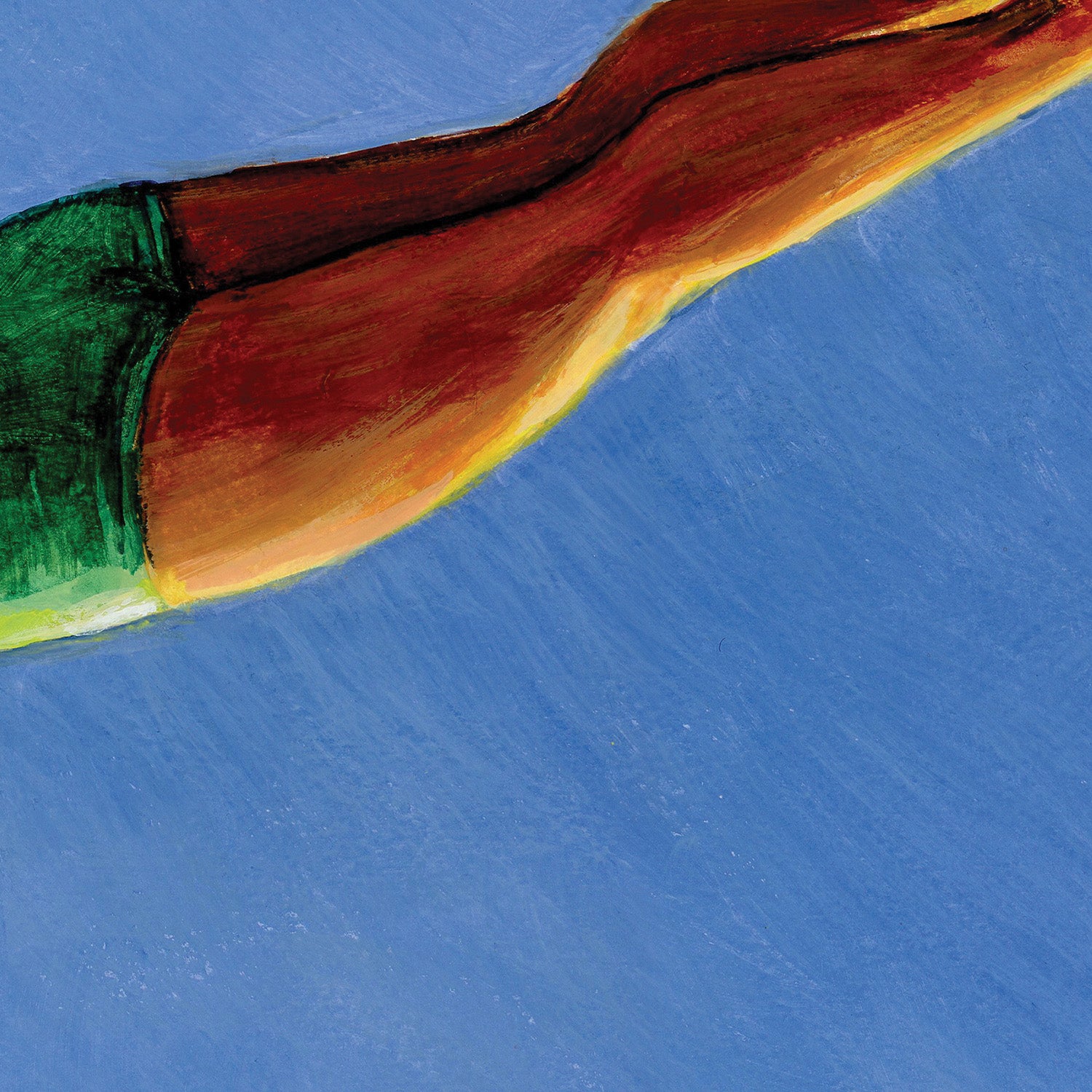 wall-art-print-canvas-poster-framed-Diver in Green Swimsuit-11