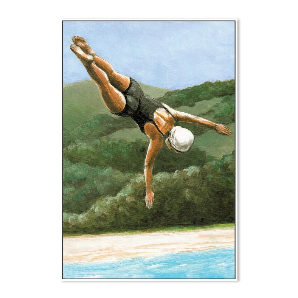 wall-art-print-canvas-poster-framed-Diver with Hills-5