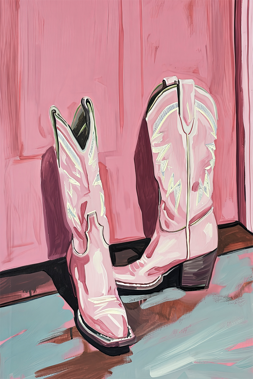 wall-art-print-canvas-poster-framed-Door Boots , By Lady Hana-1