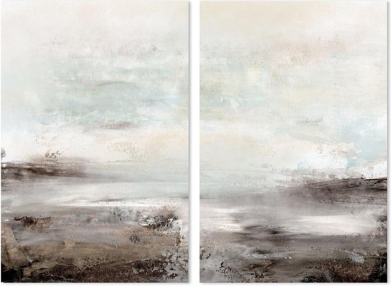 wall-art-print-canvas-poster-framed-Downtempo, Set Of 2 , By Dan Hobday-by-Dan Hobday-Gioia Wall Art