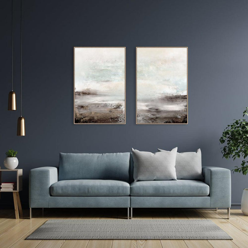 wall-art-print-canvas-poster-framed-Downtempo, Set Of 2 , By Dan Hobday-by-Dan Hobday-Gioia Wall Art