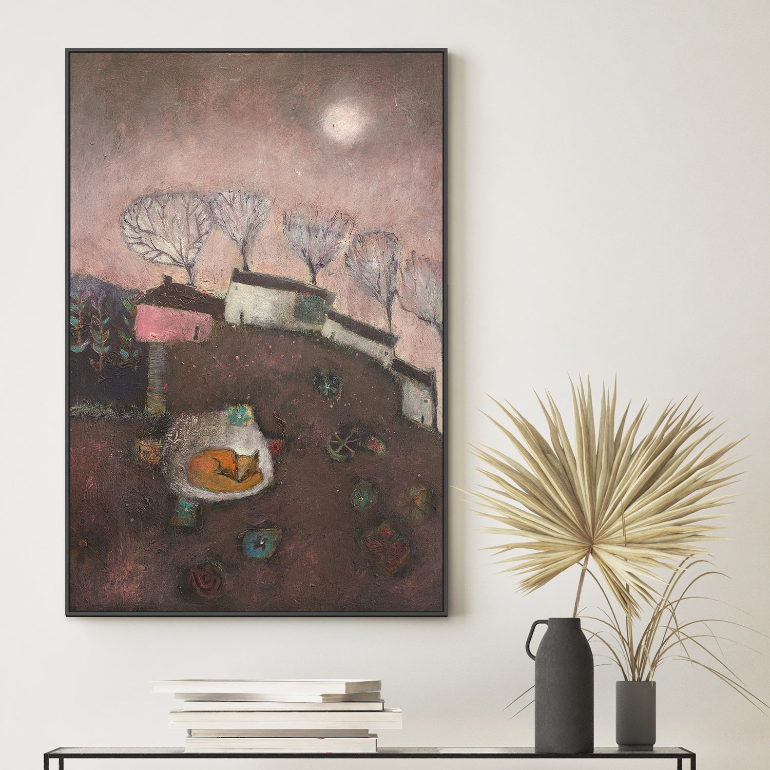 wall-art-print-canvas-poster-framed-Dream Beneath the Moon-2