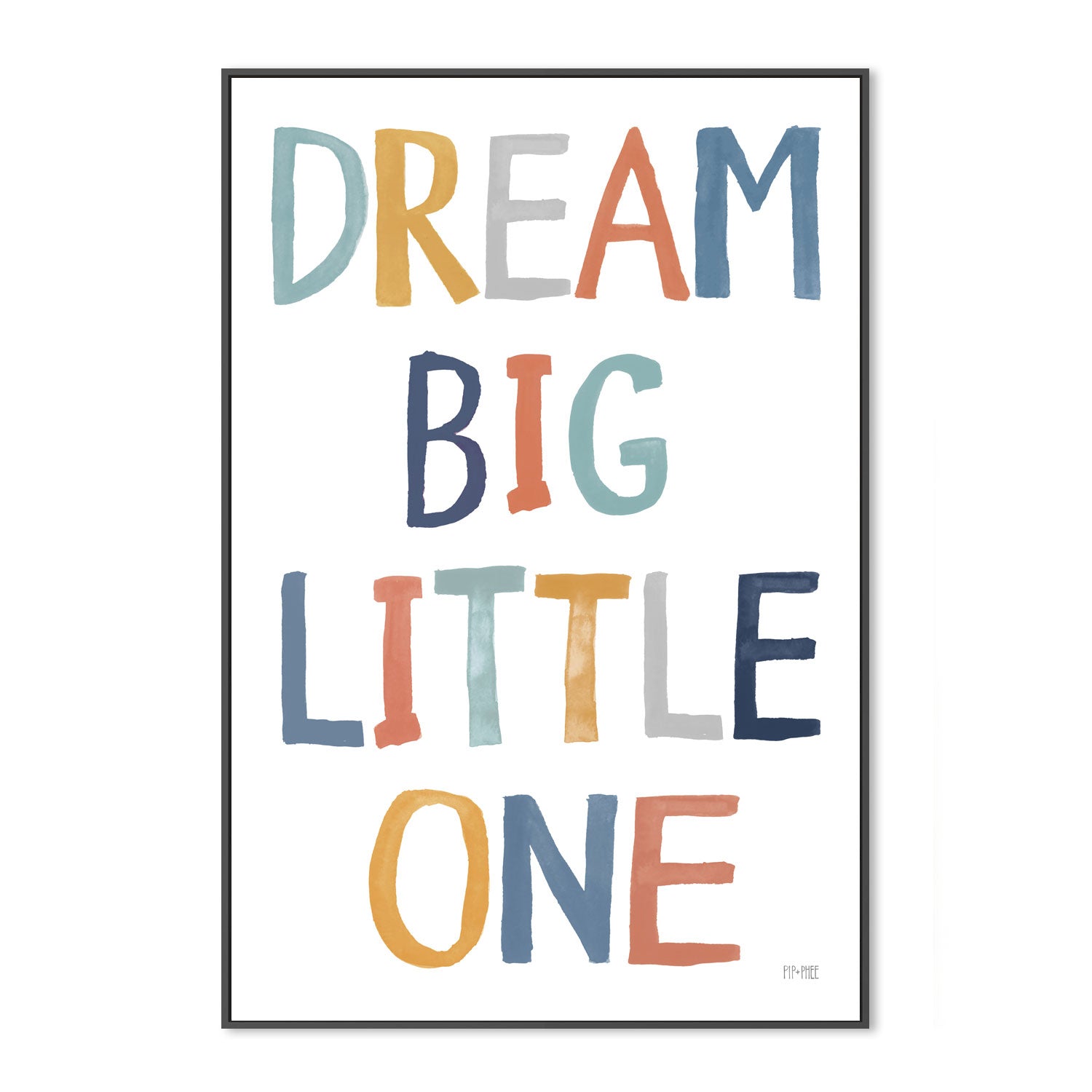 wall-art-print-canvas-poster-framed-Dream Big Slogan , By Pip and Phee-3