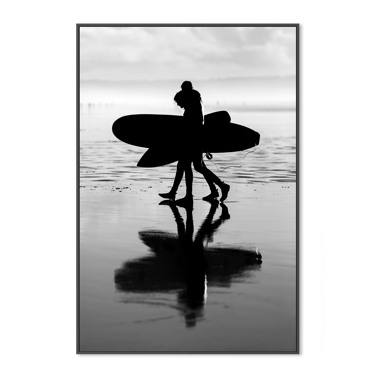 wall-art-print-canvas-poster-framed-Dream In Black And White-3